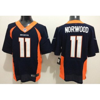 Nike Denver Broncos #11 Jordan Norwood 2013 Blue Elite Jersey