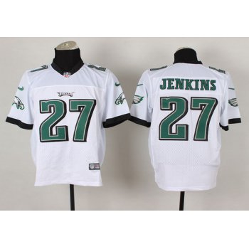 Nike Philadelphia Eagles #27 Malcolm Jenkins White Elite Jersey
