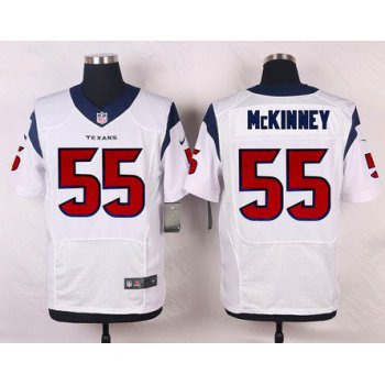 Men's Houston Texans #55 Benardrick McKinney White Road NFL Nike Elite Jersey