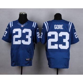 Nike Indianapolis Colts #23 Frank Gore Blue Elite Jersey