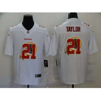 Men's Washington Redskins #21 Sean Taylor White 2020 Shadow Logo Vapor Untouchable Stitched NFL Nike Limited Jersey