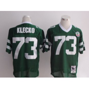 New York Jets #73 Joe Klecko Green Throwback Jersey