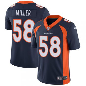 Nike Denver Broncos #58 Von Miller Navy Blue Alternate Men's Stitched NFL Vapor Untouchable Limited Jersey