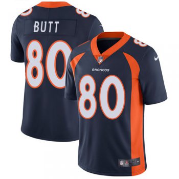 Nike Denver Broncos #80 Jake Butt Navy Blue Alternate Men's Stitched NFL Vapor Untouchable Limited Jersey