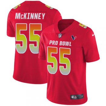 Nike Houston Texans #55 Benardrick McKinney Red Men's Stitched NFL Limited AFC 2019 Pro Bowl Jersey