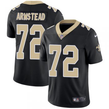 Nike Saints #72 Terron Armstead Black Team Color Men's Stitched NFL Vapor Untouchable Limited Jersey