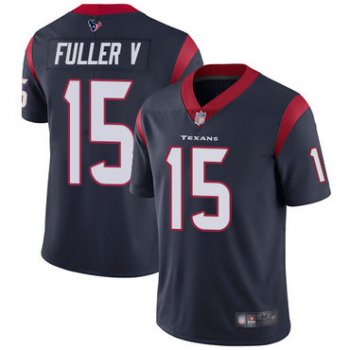Texans #15 Will Fuller V Navy Blue Team Color Men's Stitched Football Vapor Untouchable Limited Jersey