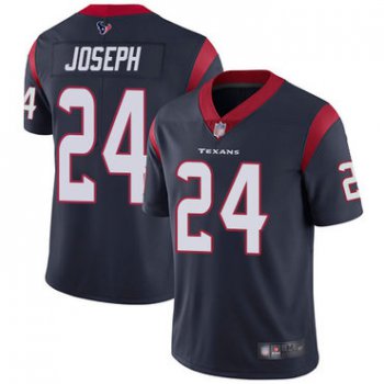 Texans #24 Johnathan Joseph Navy Blue Team Color Men's Stitched Football Vapor Untouchable Limited Jersey