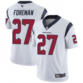 Texans #27 D'Onta Foreman White Men's Stitched Football Vapor Untouchable Limited Jersey