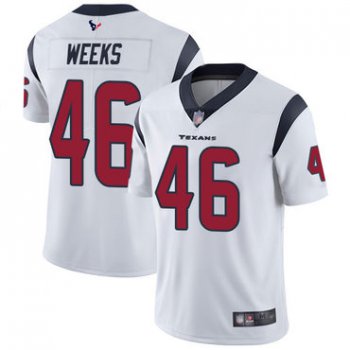 Texans #46 Jon Weeks White Men's Stitched Football Vapor Untouchable Limited Jersey