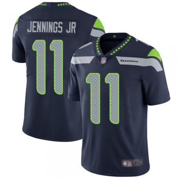 Seahawks #11 Gary Jennings Jr. Steel Blue Team Color Men's Stitched Football Vapor Untouchable Limited Jersey