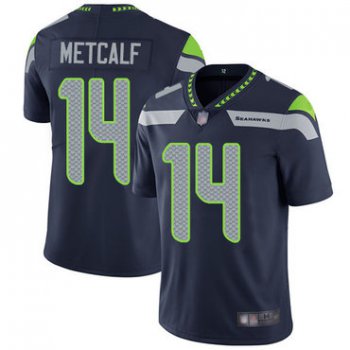 Seahawks #14 D.K. Metcalf Steel Blue Team Color Men's Stitched Football Vapor Untouchable Limited Jersey