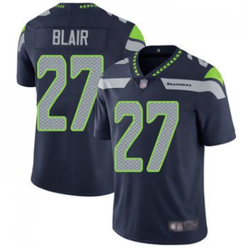 Seahawks #27 Marquise Blair Steel Blue Team Color Men's Stitched Football Vapor Untouchable Limited Jersey
