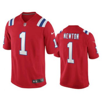 Men's New England Patriots #1 Cam Newton Red 2020 NEW Vapor Untouchable Stitched NFL Nike Limited Jersey