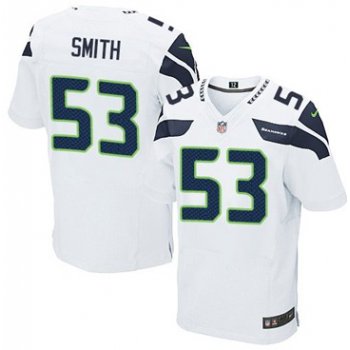 Nike Seattle Seahawks #53 Malcolm Smith White Elite Jersey