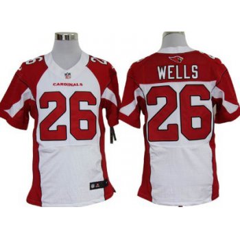 Nike Arizona Cardinals #26 Chris Wells White Elite Jersey
