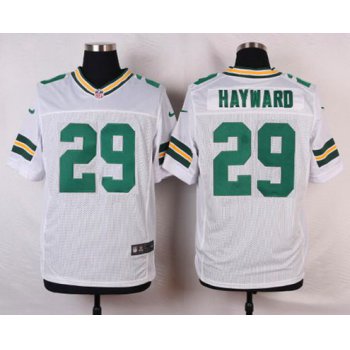 Men's Green Bay Packers #29 Casey Hayward White Road NFL Nike Elite Jersey