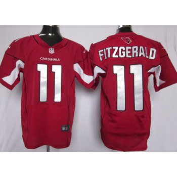 Nike Arizona Cardinals #11 Larry Fitzgerald Red Elite Jersey