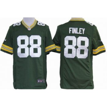 Nike Green Bay Packers #88 Jermichael Finley Green Game Jersey