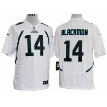 Nike Jacksonville Jaguars #14 Justin Blackmon White Game Jersey