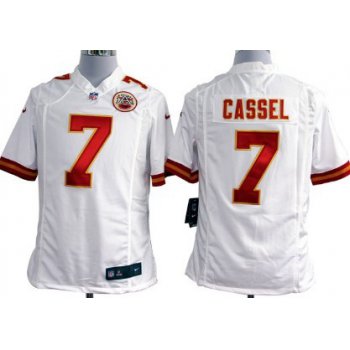 Nike Kansas City Chiefs #7 Matt Cassel White Game Jersey