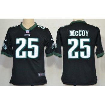 Nike Philadelphia Eagles #25 LeSean McCoy Black Game Jersey