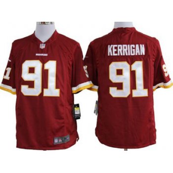 Nike Washington Redskins #91 Ryan Kerrigan Red Game Jersey