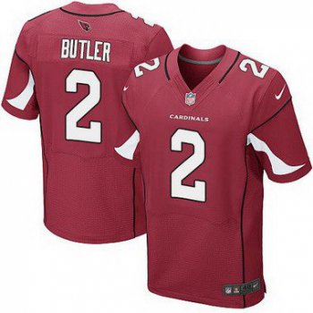 Men's Arizona Cardinals #2 Drew Butler Red Team Color NFL Nike Elite Jersey