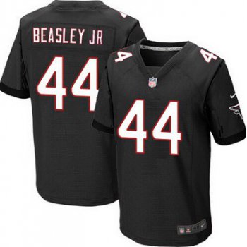 Men's Atlanta Falcons #44 Vic Beasley Jr Black Retired Player NFL Nike Elite Jersey