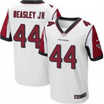 Men's Atlanta Falcons #44 Vic Beasley Jr White Road NFL Nike Elite Jersey