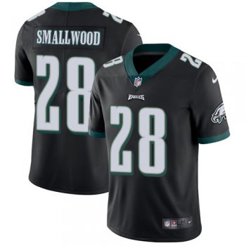 Nike Eagles 28 Wendell Smallwood Black Alternate Men's Stitched NFL Vapor Untouchable Limited Jersey
