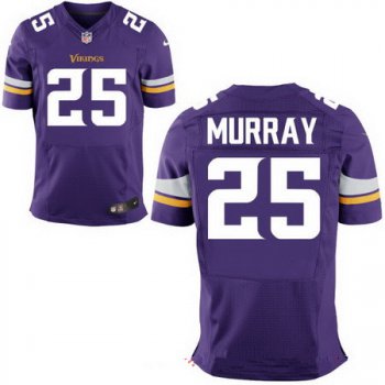 Men's Minnesota Vikings #25 Latavius Murray Purple Team Color Stitched NFL Nike Elite Jersey