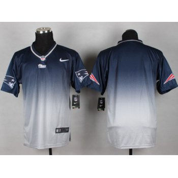 Nike New England Patriots Blank Blue/Gray Fadeaway Elite Jersey