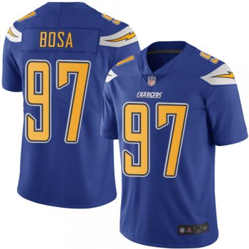 Chargers #97 Joey Bosa Electric Blue Men's Stitched Football Limited Rush Jersey
