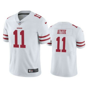 Men's San Francisco 49ers #11 Brandon Aiyuk White 2020 Vapor Untouchable Stitched NFL Nike Limited Jersey