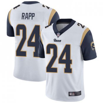 Rams #24 Taylor Rapp White Men's Stitched Football Vapor Untouchable Limited Jersey