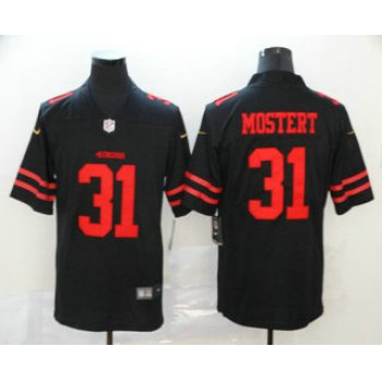 Men's San Francisco 49ers #31 Raheem Mostert Black 2017 Vapor Untouchable Stitched NFL Nike Limited Jersey