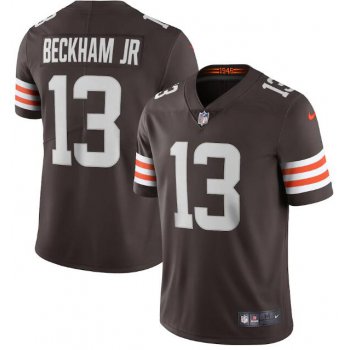 Nike Cleveland Browns #13 Odell Beckham Jr. Brown 2020 New Vapor Untouchable Limited Jersey