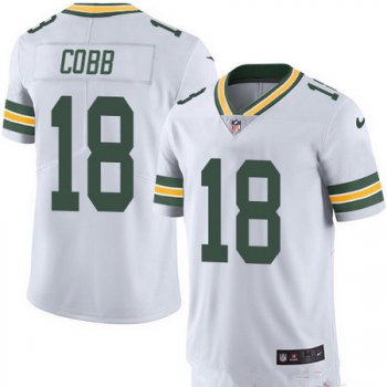 Men's Green Bay Packers #18 Randall Cobb White 2016 Color Rush Stitched NFL Nike Limited Jersey