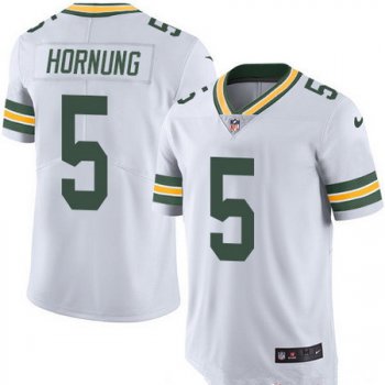 Men's Green Bay Packers #5 Paul Hornung White 2016 Color Rush Stitched NFL Nike Limited Jersey