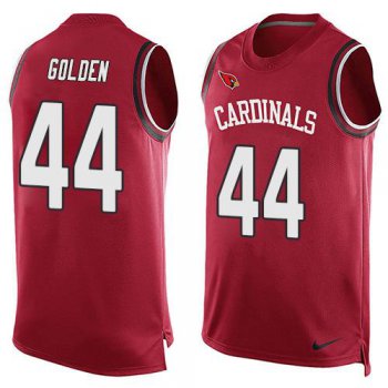 Men's Arizona Cardinals #44 Markus Golden Red Hot Pressing Player Name & Number Nike NFL Tank Top Jersey