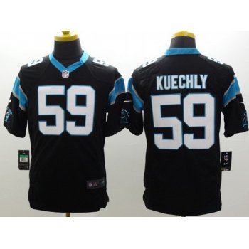 Nike Carolina Panthers #59 Luke Kuechly Black Limited Jersey