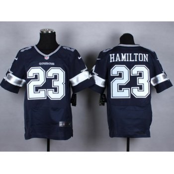 Nike Dallas Cowboys #23 Jakar Hamilton Blue Elite Jersey