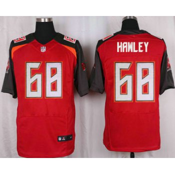 Men's Tampa Bay Buccaneers #68 Joe Hawley Red Team Color NFL Nike Elite Jersey