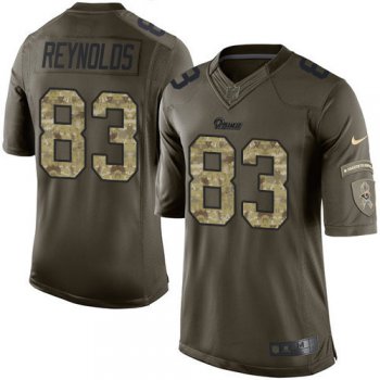 Nike Los Angeles Rams #83 Josh Reynolds Olive Camo Men's Stitched NFL Limited 2017 Salute To Service Jersey