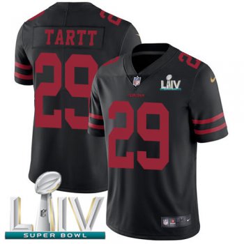 Nike 49ers #29 Jaquiski Tartt Black Super Bowl LIV 2020 Alternate Youth Stitched NFL Vapor Untouchable Limited Jersey