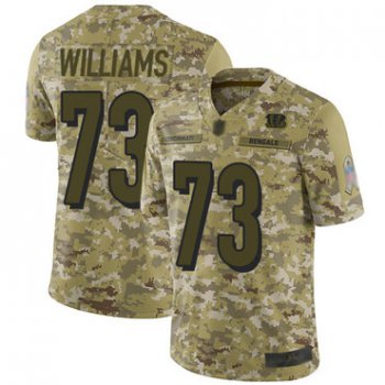 Bengals #73 Jonah Williams Camo Men's Stitched Football Limited 2018 Salute To Service Jersey