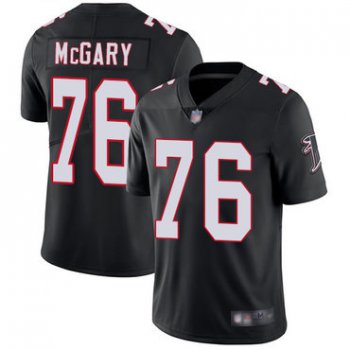 Falcons #76 Kaleb McGary Black Alternate Men's Stitched Football Vapor Untouchable Limited Jersey