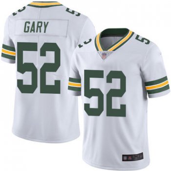 Packers #52 Rashan Gary White Men's Stitched Football Vapor Untouchable Limited Jersey