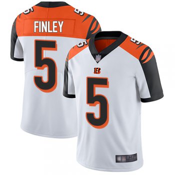 Bengals #5 Ryan Finley White Men's Stitched Football Vapor Untouchable Limited Jersey